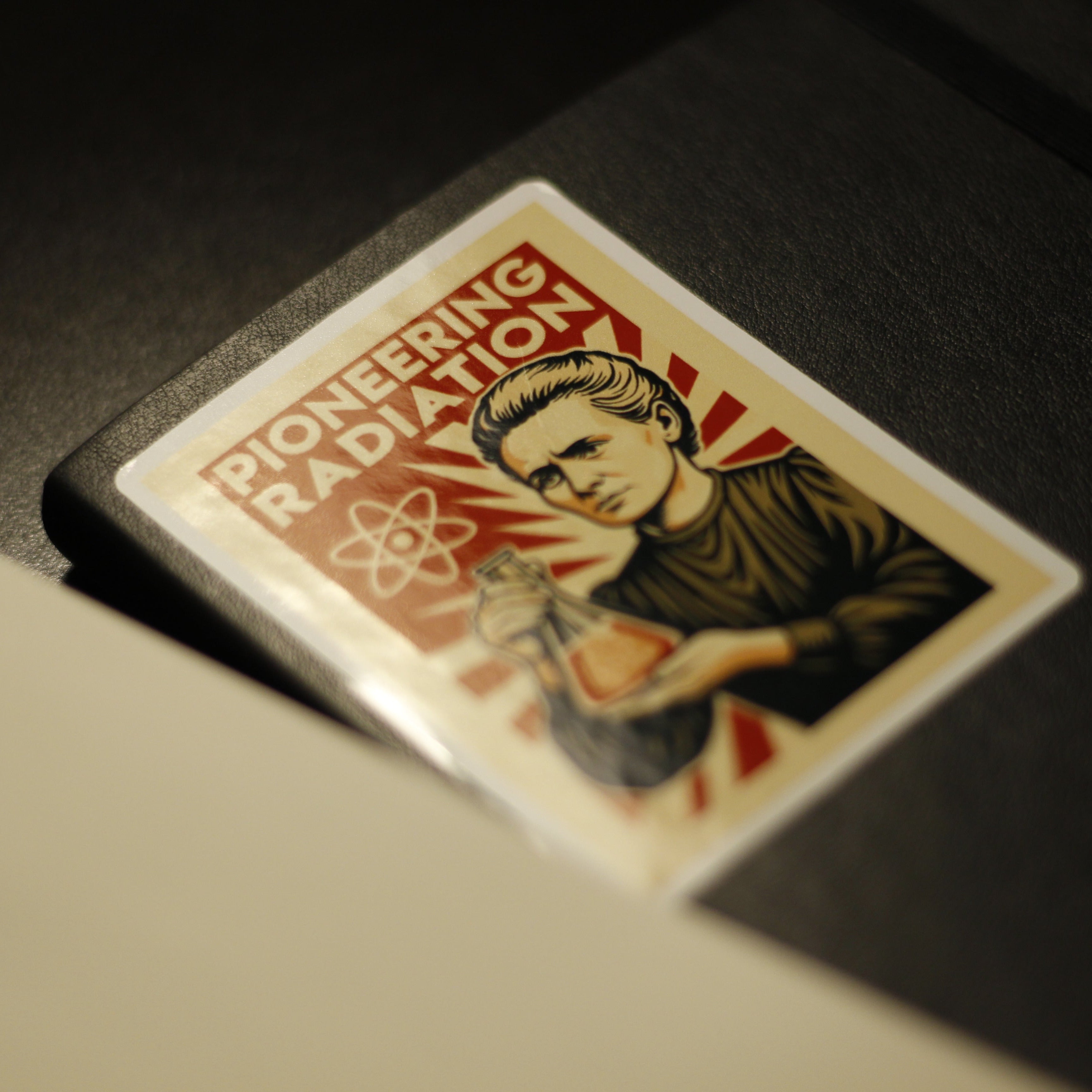 Marie Curie - Pioneering Radiation Sticker