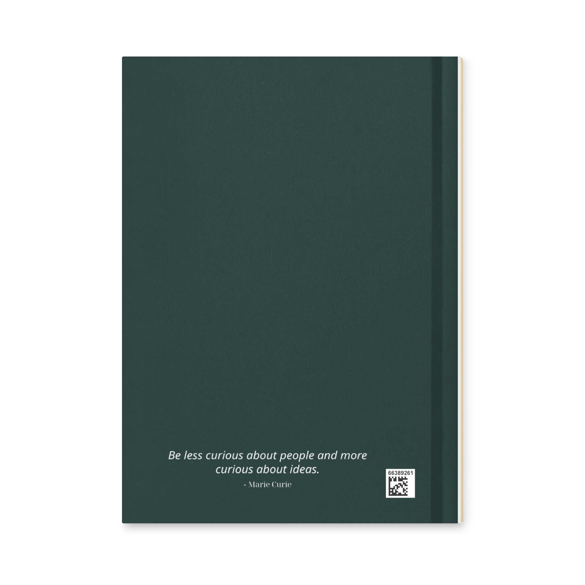 Marie Curie - Pioneering Radiation Hardcover Journal