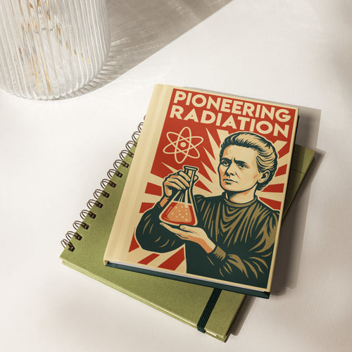 Marie Curie - Pioneering Radiation Hardcover Journal