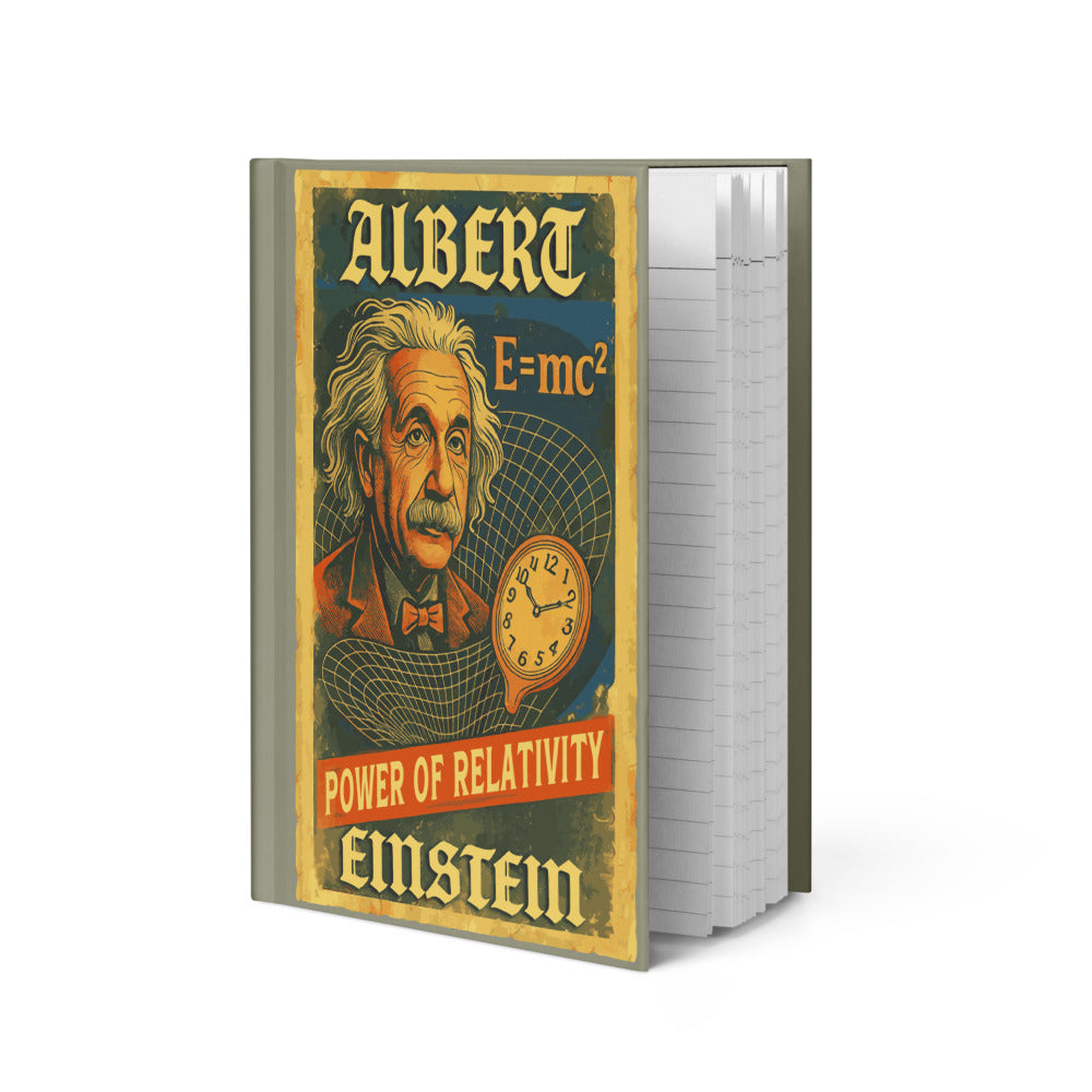 Albert Einstein - Power of Relativity Hardcover Journal