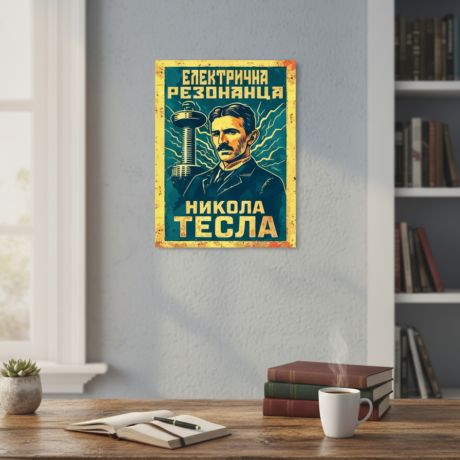 Nikola Tesla - Electric Resonance Poster